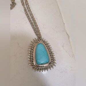 Kendra Scott turquoise stone necklace